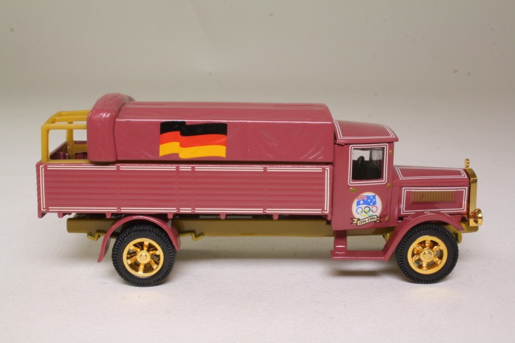 Matchbox Collectibles OL010; 1932 Mercedes-Benz L5 Truck; Berlin Olympic Games 1936